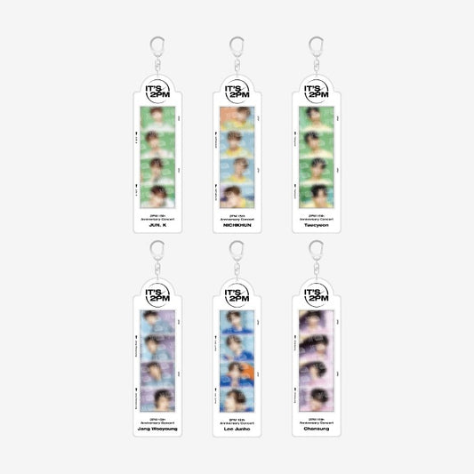 2PM [15th Anniversary Concert : It's 2PM] 4 Cut Photo Holder Keyring Set
