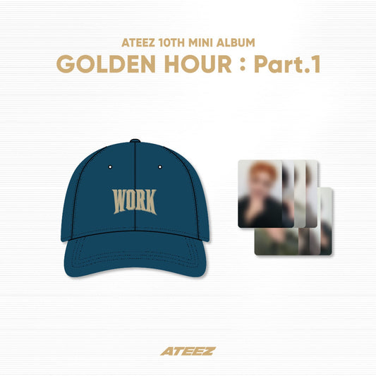 ATEEZ [GOLDEN HOUR : Part.1 MD] Work Ball Cap