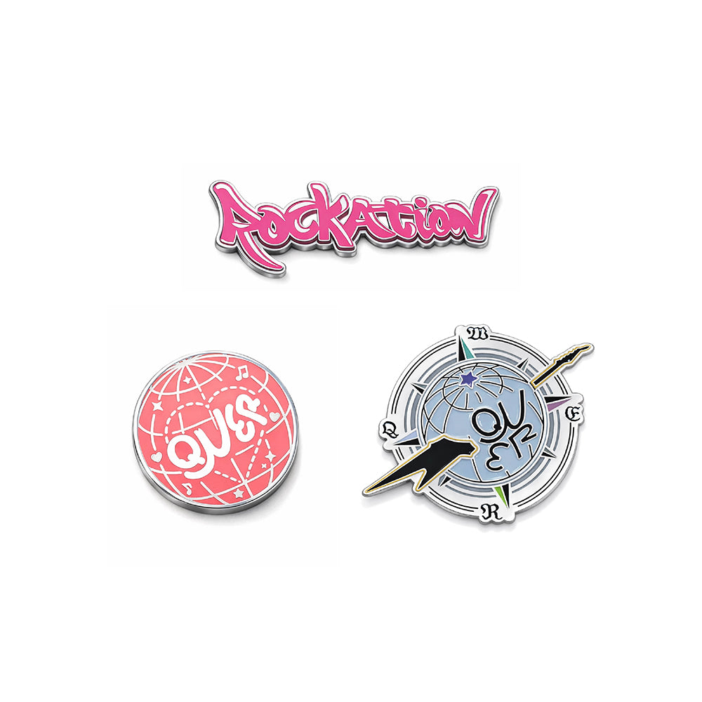 QWER [Rockation Homecoming] Metal Badge Set