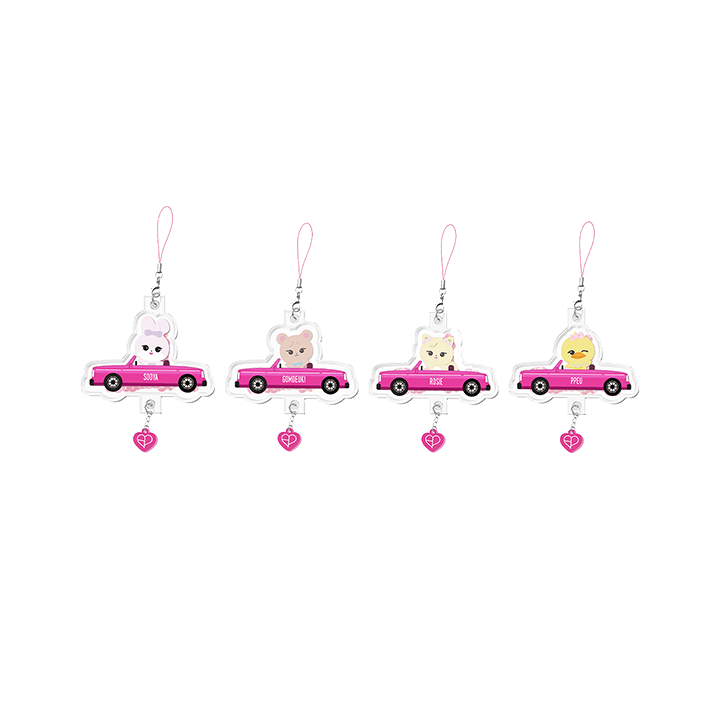 BLACKPINK [JUMP Pop Up] Character Airtube Keyring
