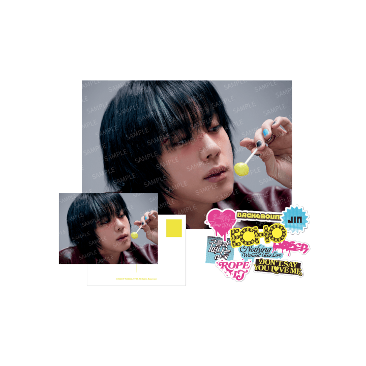 BTS Jin [Echo] Mini Poster & Sticker Set