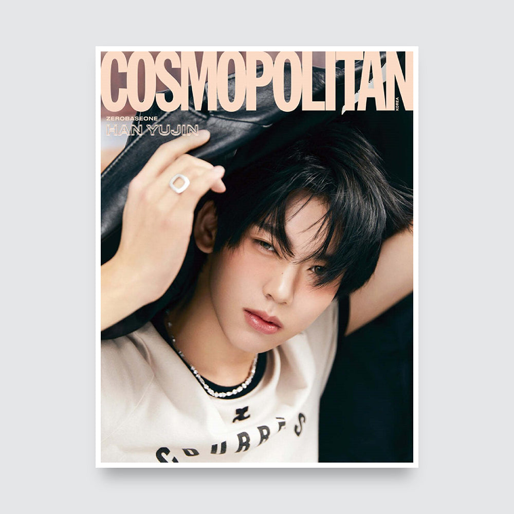 COSMOPOLITAN Korea Magazine April 2024 : ZB1 Zhang Hao & Han Yu-jin Cover