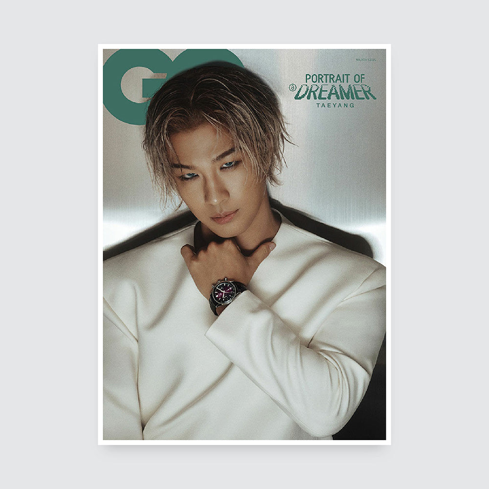 GQ Korea Magazine March 2025 : TAEYANG Cover