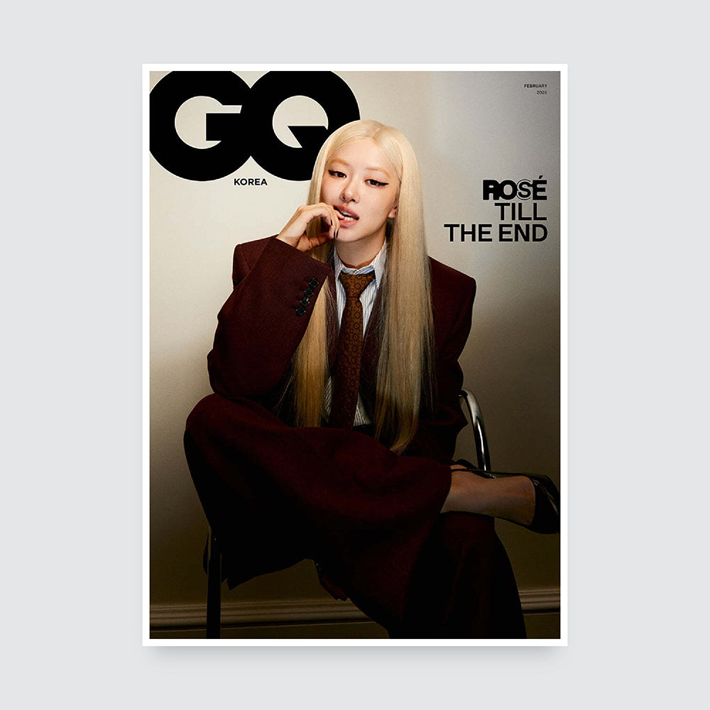 GQ Korea Magazine February 2025 : BLACKPINK ROSÉ Cover