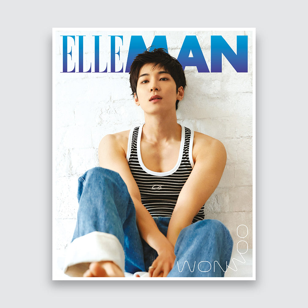 ELLE Korea Magazine August 2023 : Jisoo / SVT Wonwoo Cover