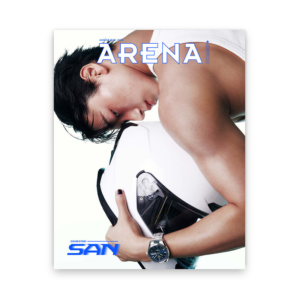 ARENA HOMME+ Korea August 2025 : ATEEZ SAN Cover