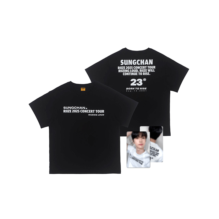 RIIZE [RIIZING LOUD] T-Shirt Set (Black)