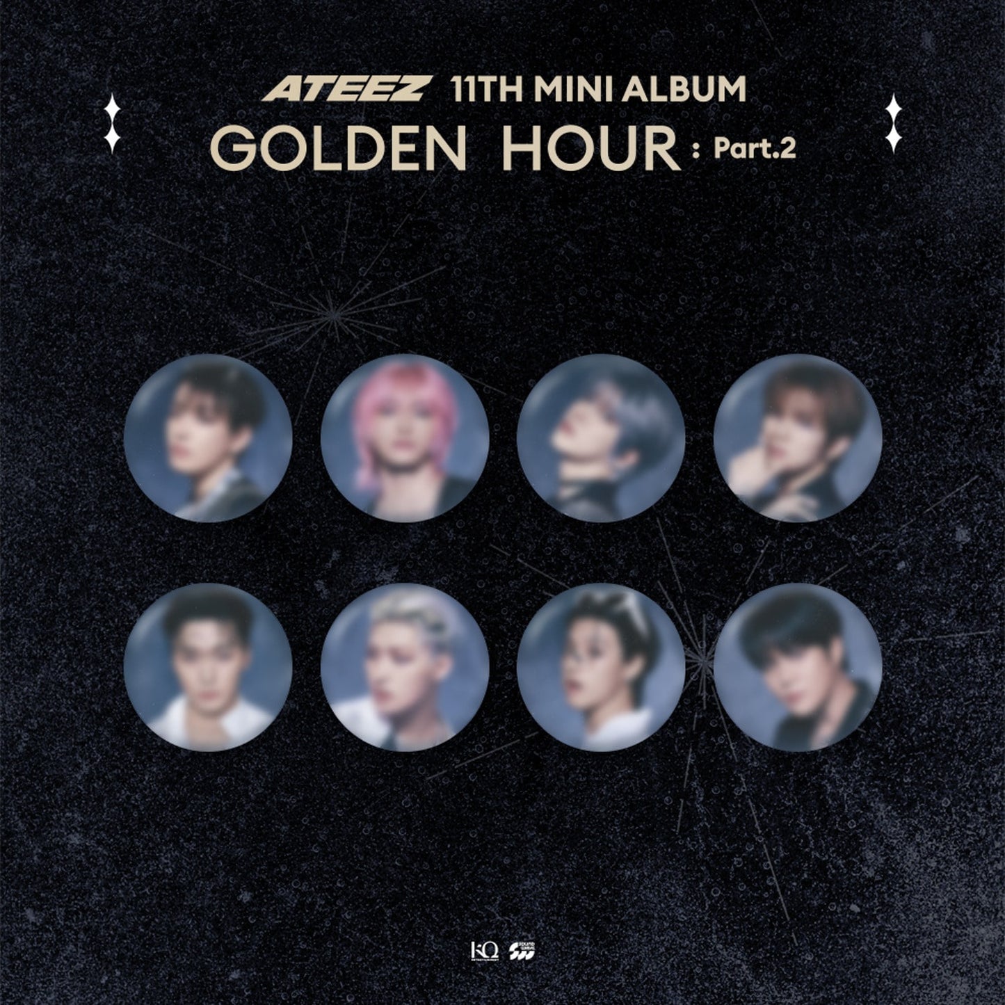 ATEEZ [GOLDEN HOUR : Part.2 Pop Up] Random Can Badge