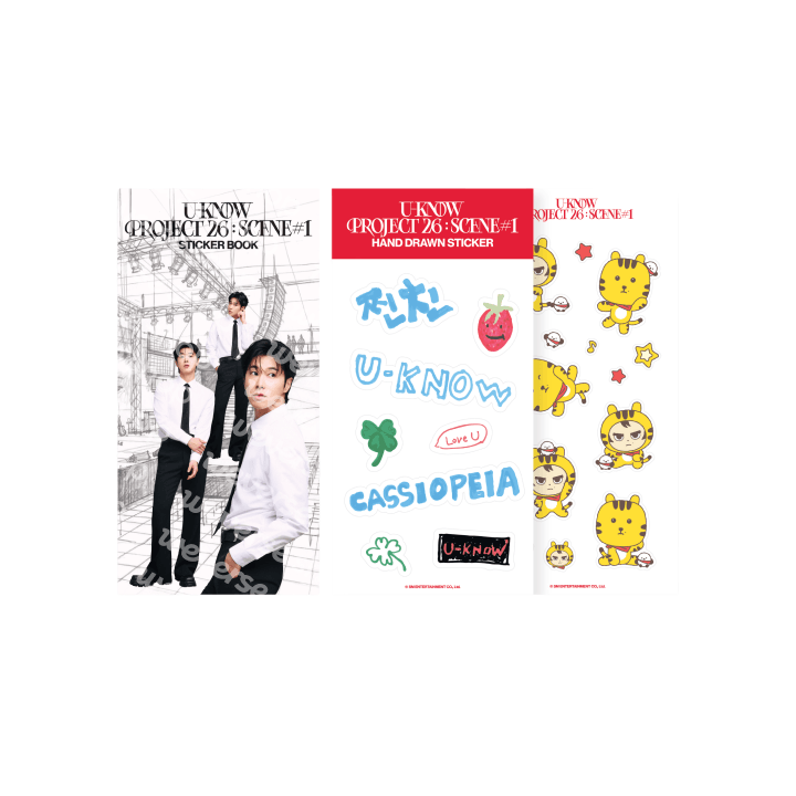 U-KNOW [U-KNOW PROJECT 26 : SCENE#1] Sticker Book