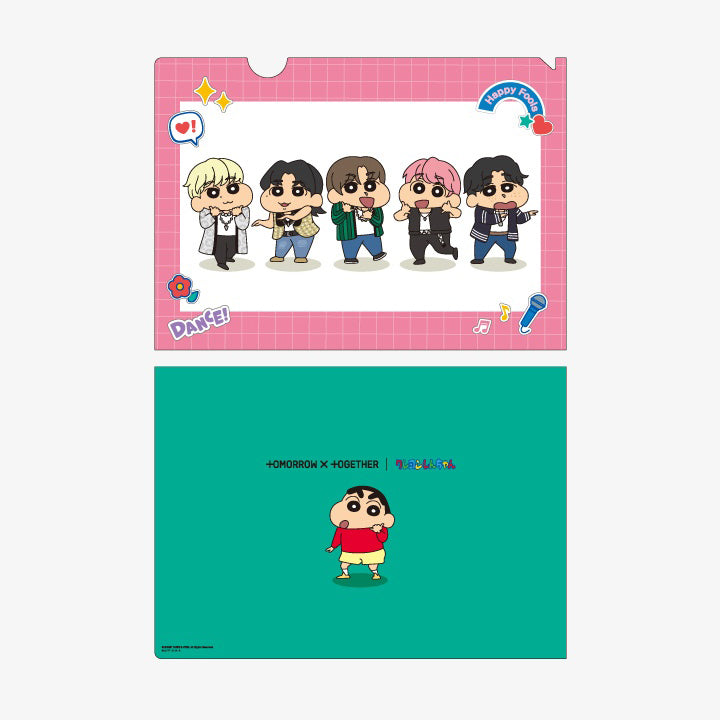 TXT X Crayon Shinchan Clear File