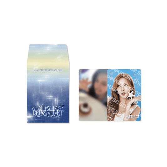 RED VELVET [A Day in Red & Velvet] Random Trading Card
