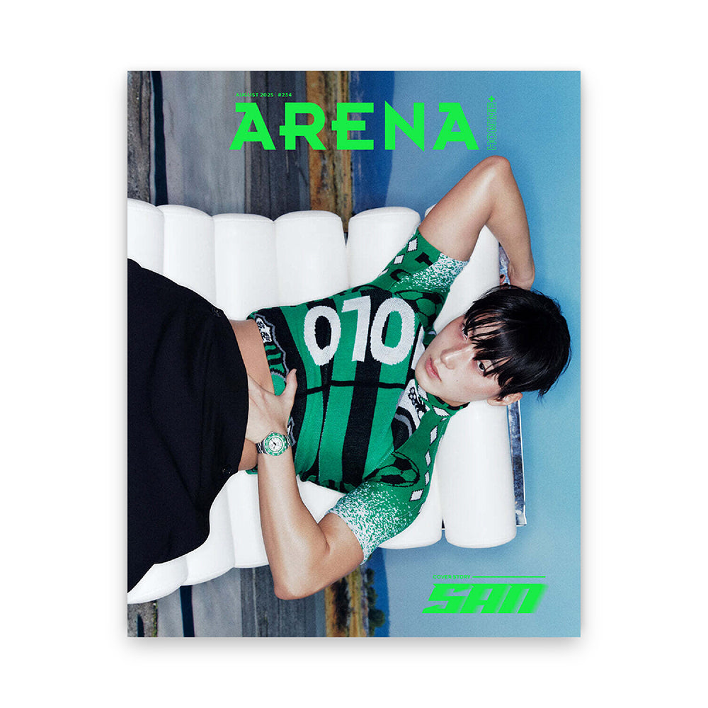 ARENA HOMME+ Korea August 2025 : ATEEZ SAN Cover