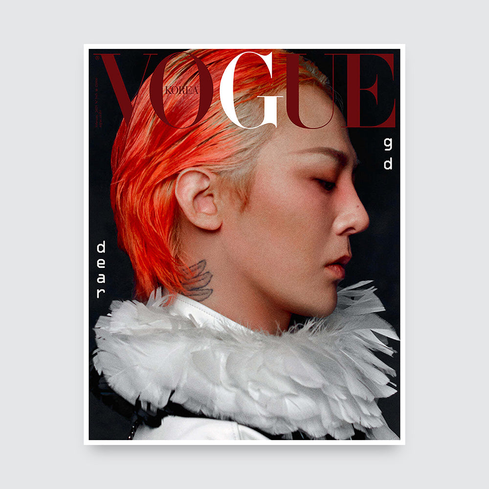 VOGUE Korea Magazine February 2025 : G-DRAGON Cover