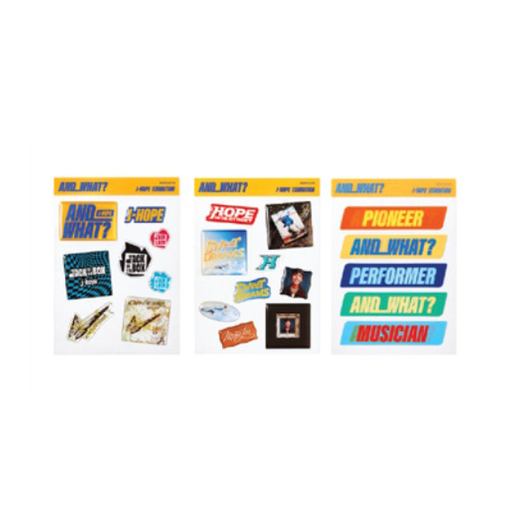 BTS J-HOPE [AND WHAT? Exhibition] Sticker Pack