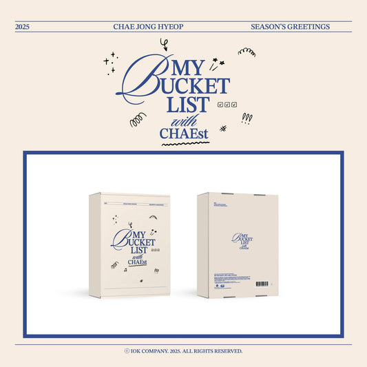 CHAE JONGHYEOP 2025 Season's Greetings [MY BUCKET LIST with CHAEst]