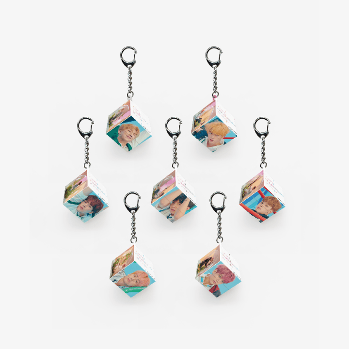 BTS Mini Cube Keyring (4 Types)