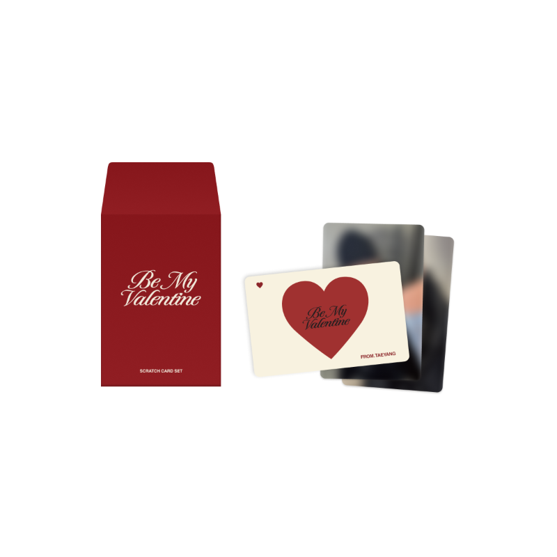 TAEYANG [2026 Be My Valentine] Random Scratch Card Set