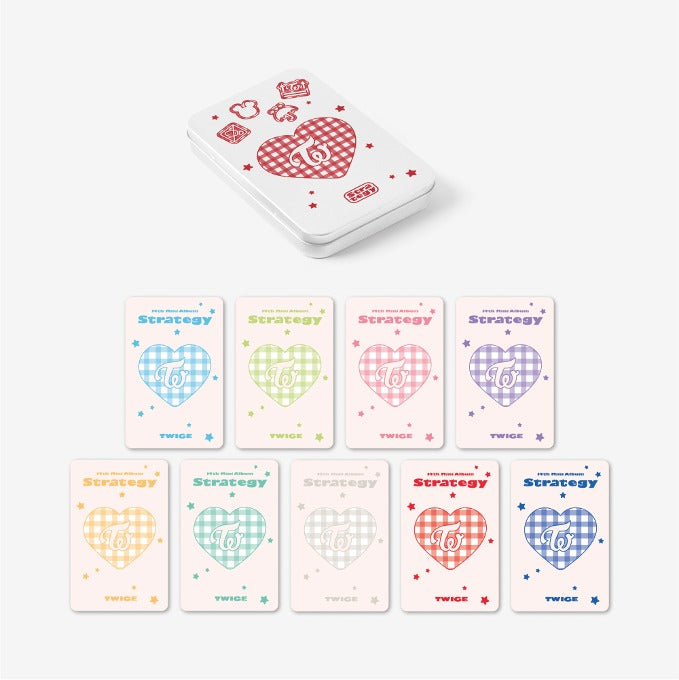 TWICE [Strategy Pop-Up Store] Tincase Photocard Set