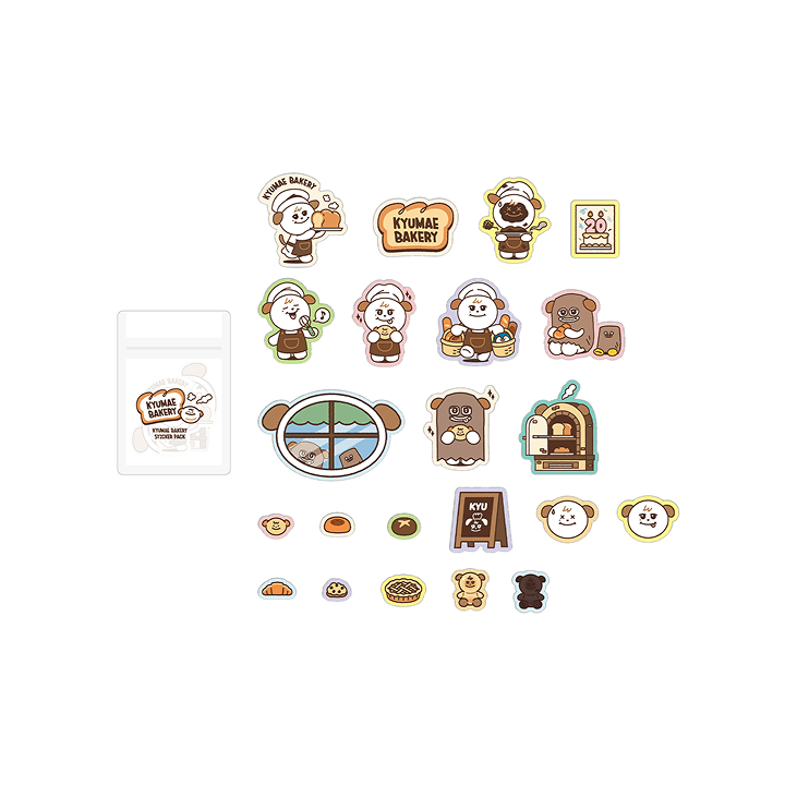 SUPER JUNIOR KYUHYUN [KYUMAE Bakery] Bakery Sticker Pack
