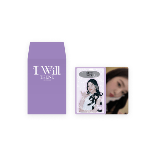 RED VELVET IRENE [I-WILL] Speech Bubble Card Set