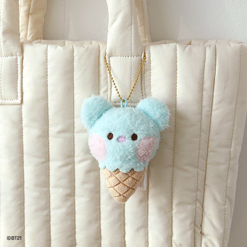 BT21 minini Ice Cream Plush Keyring