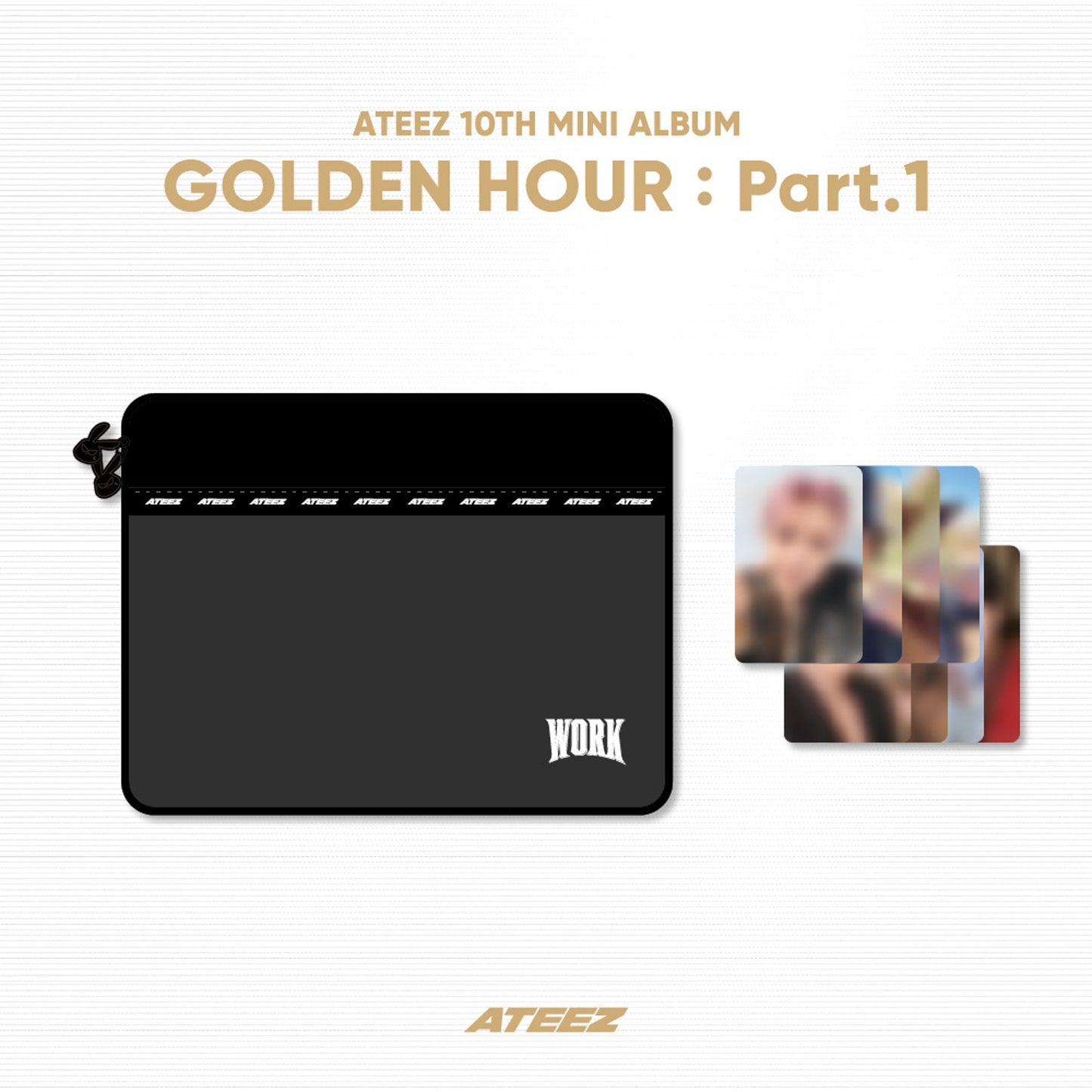 ATEEZ [GOLDEN HOUR : Part.1 MD] Tablet Multi Pouch