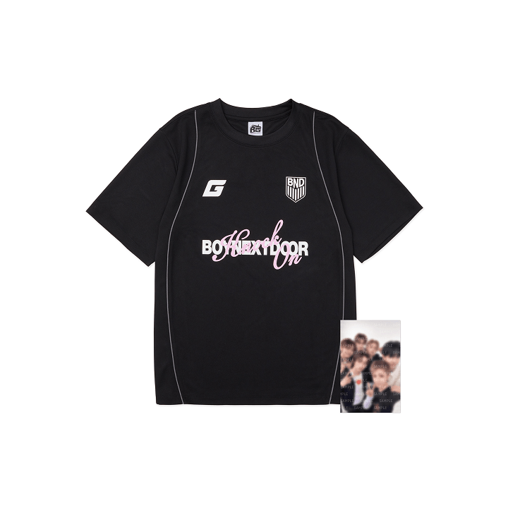 BOYNEXTDOOR [KNOCK ON Vol.1 Final] S/S T-Shirt (Black)