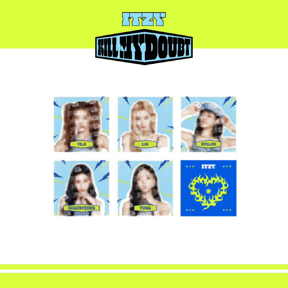 ITZY [Kill My Doubt] Magnet Set