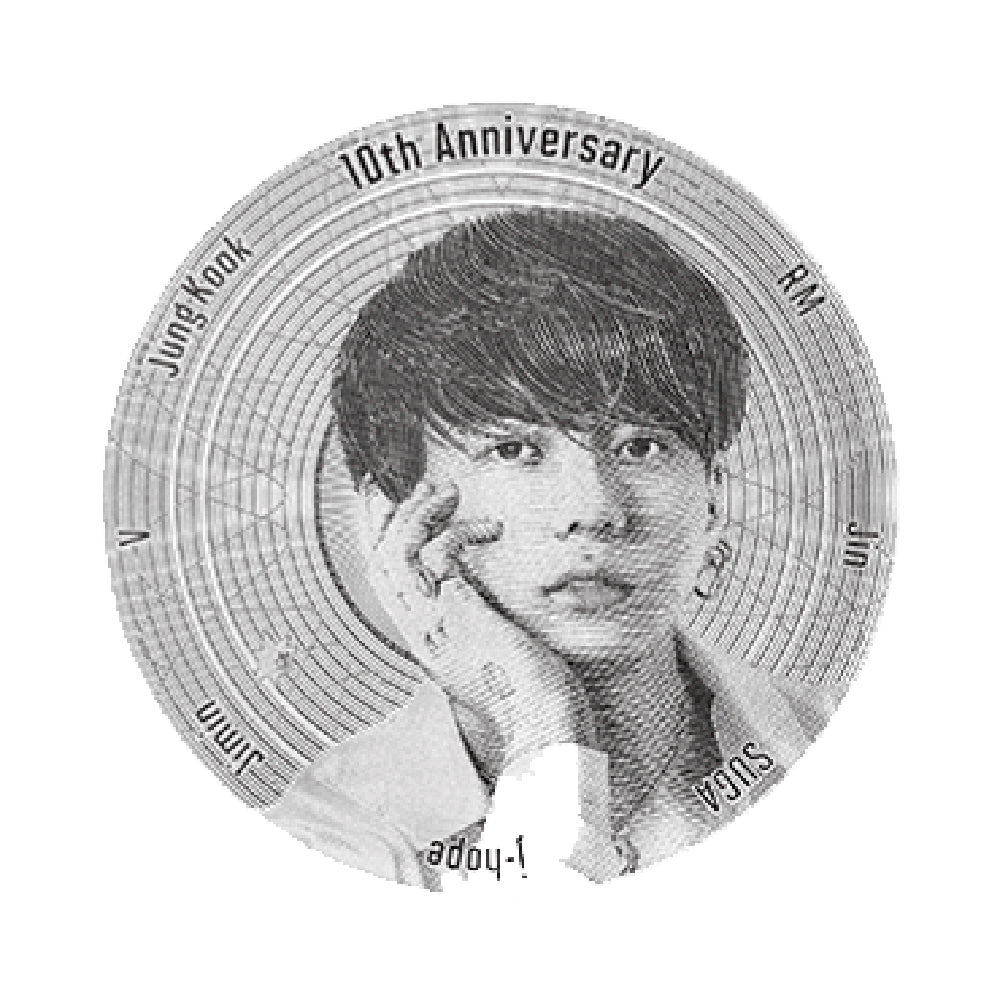 BTS 10th Anniversary Commemorative Medal (Silver)