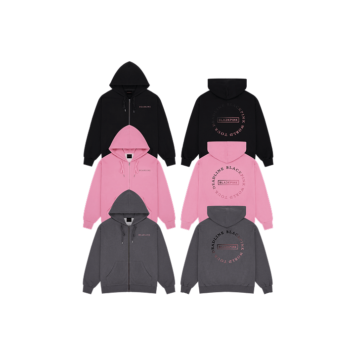 BLACKPINK [DEADLINE] Heat Reactive Zip-Up Hoodie