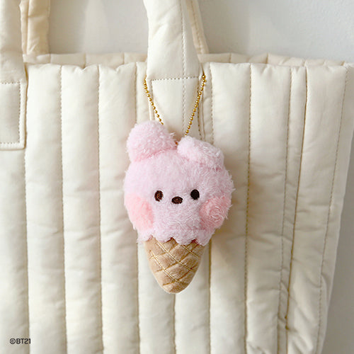 BT21 minini Ice Cream Plush Keyring