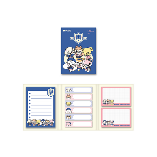 IVE [Welcome To MINIVE School] Sticky Note Pad Set