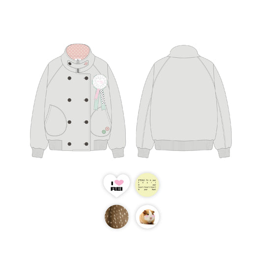 IVE [THE 4TH FAN CONCERT : DIVE into IVE] Fleece Jacket Set (Rei/REI)
