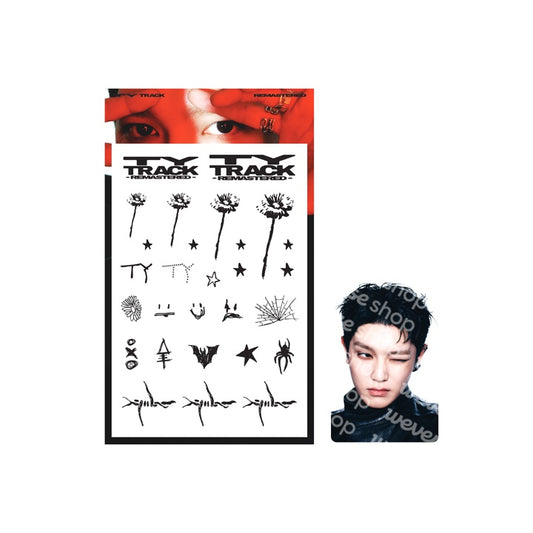 NCT TAEYONG [TY TRACK - REMASTERED] Temporary Tattoo Set