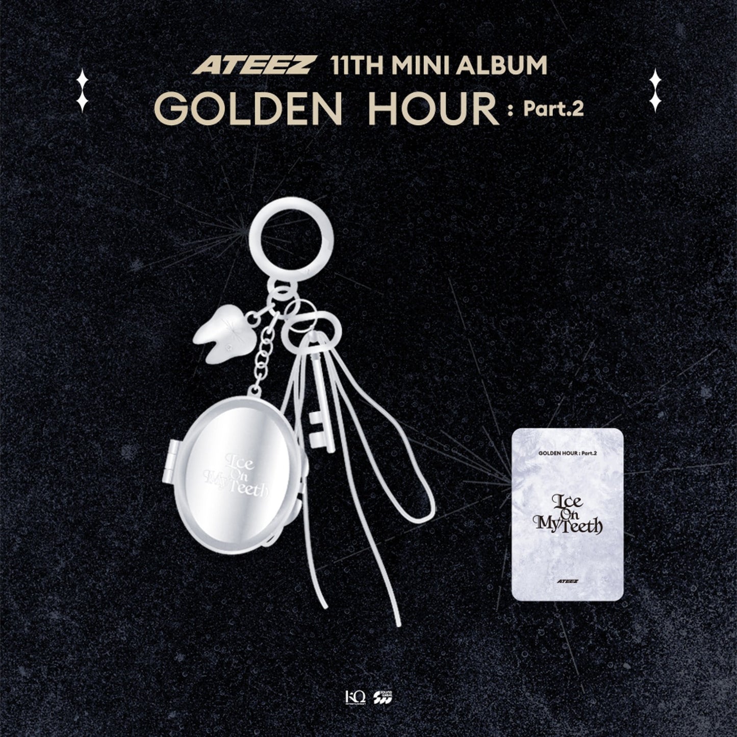 ATEEZ [GOLDEN HOUR : Part.2 Pop Up] Mirror Keyring