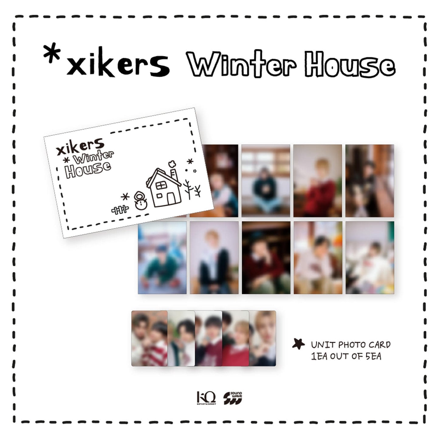 xikers [Winter House] Postcard Set