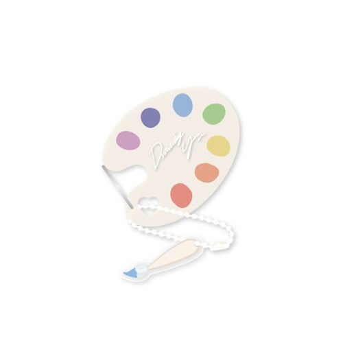 CHUEI LI YU [Drawing Yu] Acrylic Carabiner Keyring Set