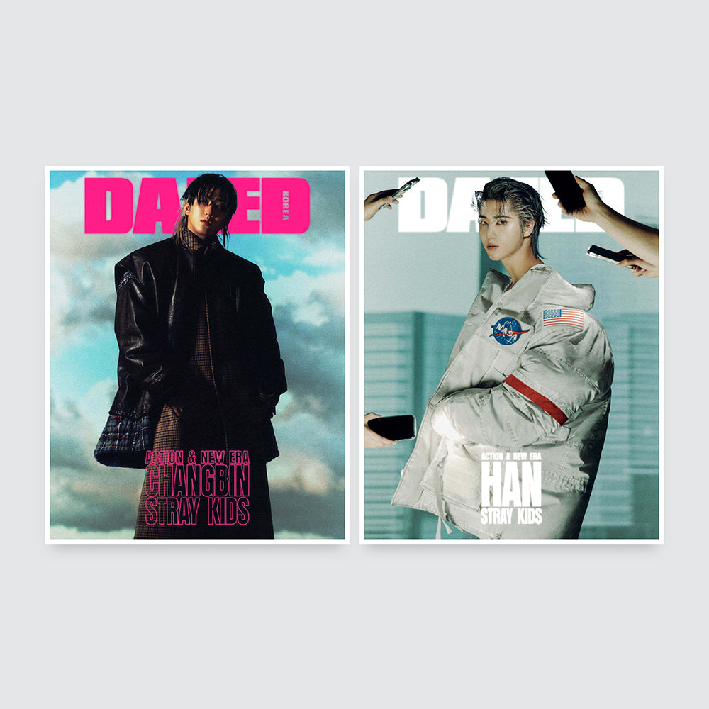 Dazed & Confused Korea Magazine February 2025 : STRAY KIDS CHANGBIN & HAN Cover