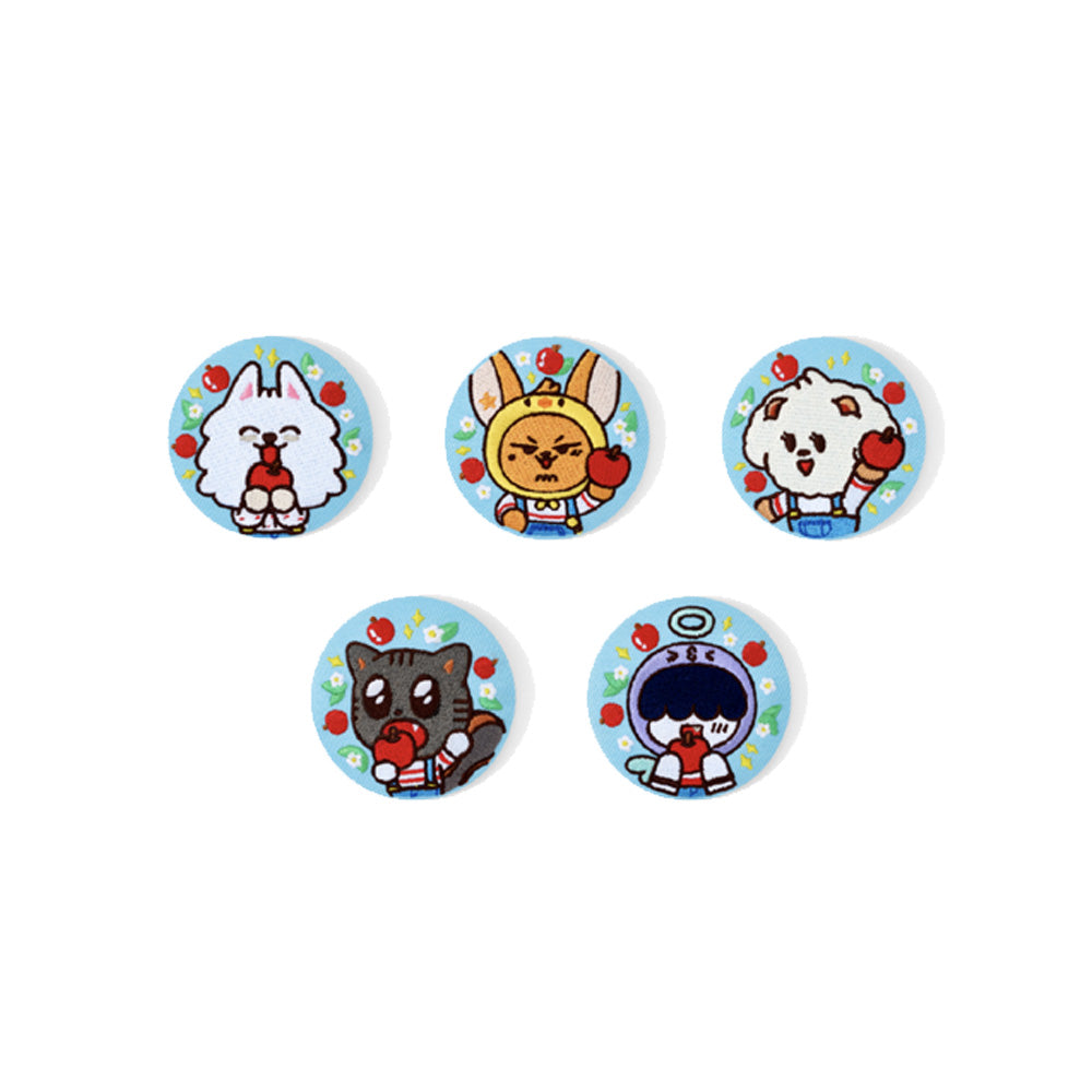 TXT [PPULBATU Hey! APPUL Market] Embroidery Can Badge
