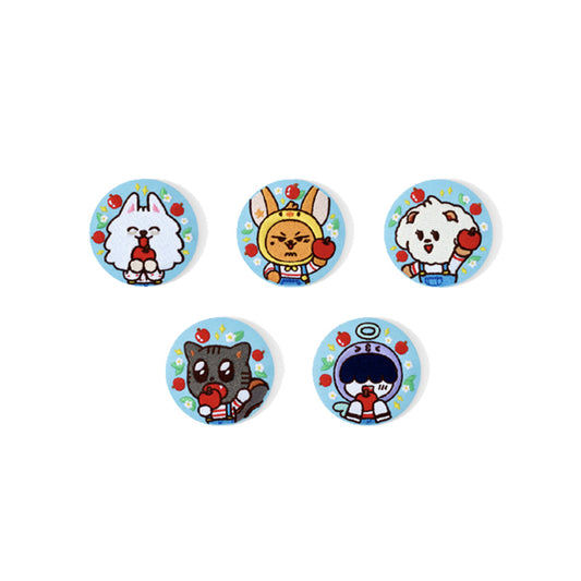 TXT [PPULBATU Hey! APPUL Market] Embroidery Can Badge