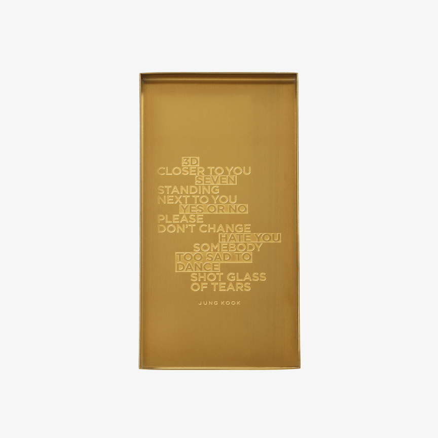 (Pre-Order) BTS Jung Kook [GOLDEN] Accessory Tray