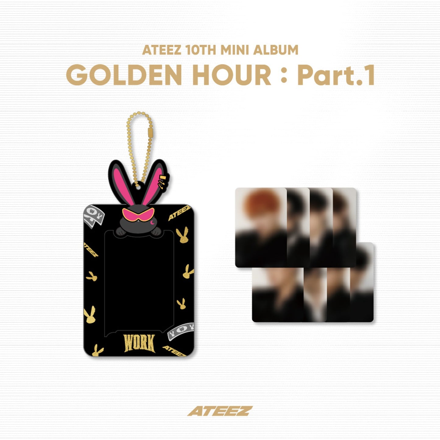 ATEEZ [GOLDEN HOUR : Part.1 MD] Photocard Holder Set