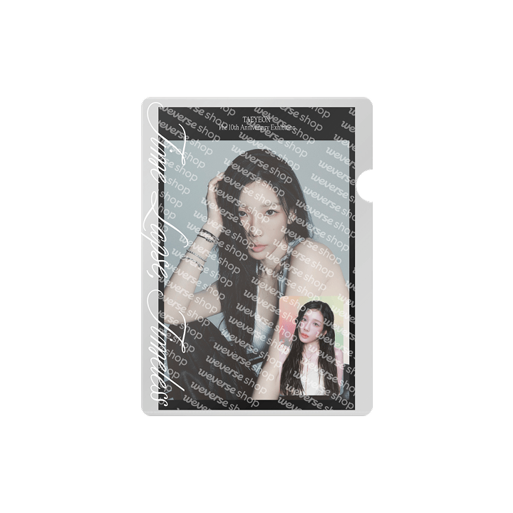 GIRLS' GENERATION TAEYEON [Time Lapse, Timeless] Postcard + Hologram Photocard Set