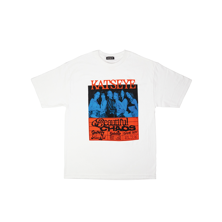 KATSEYE [BEAUTIFUL CHAOS] S/S T-Shirt (White)