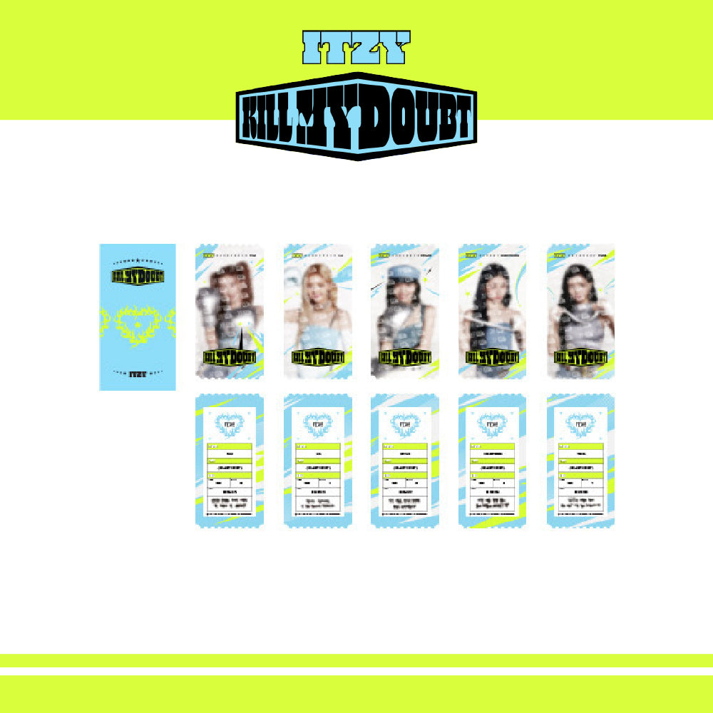 ITZY [Kill My Doubt] Special Ticket Set