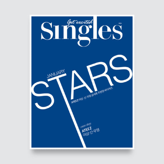 Singles Korea Magazine January 2024 : ATEEZ Cover
