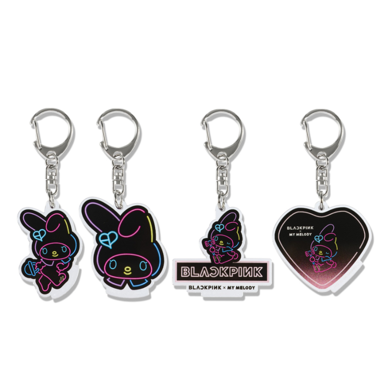 BLACKPINK [DEADLINE in Japan] My Melody Neon Acrylic Keyring