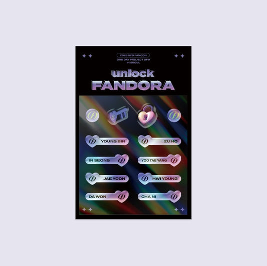 SF9 [unlock FANDORA] Hologram Sticker