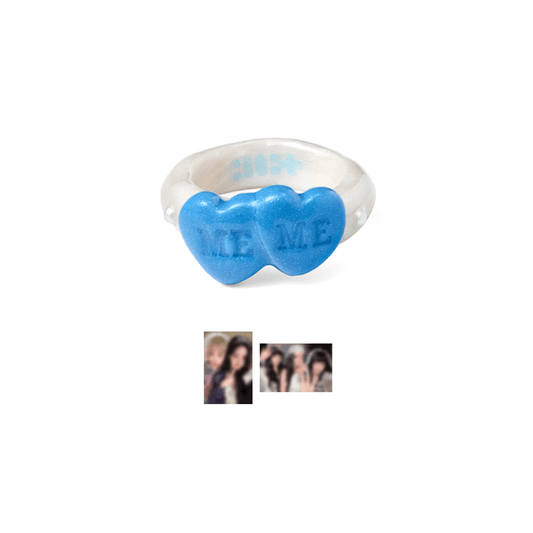 ILLIT [MAMIHLAPINATAPAI] Double Heart Ring