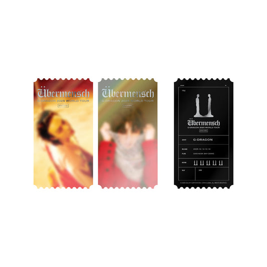 G-DRAGON [2025 World Tour Encore in Seoul] Photo Ticket